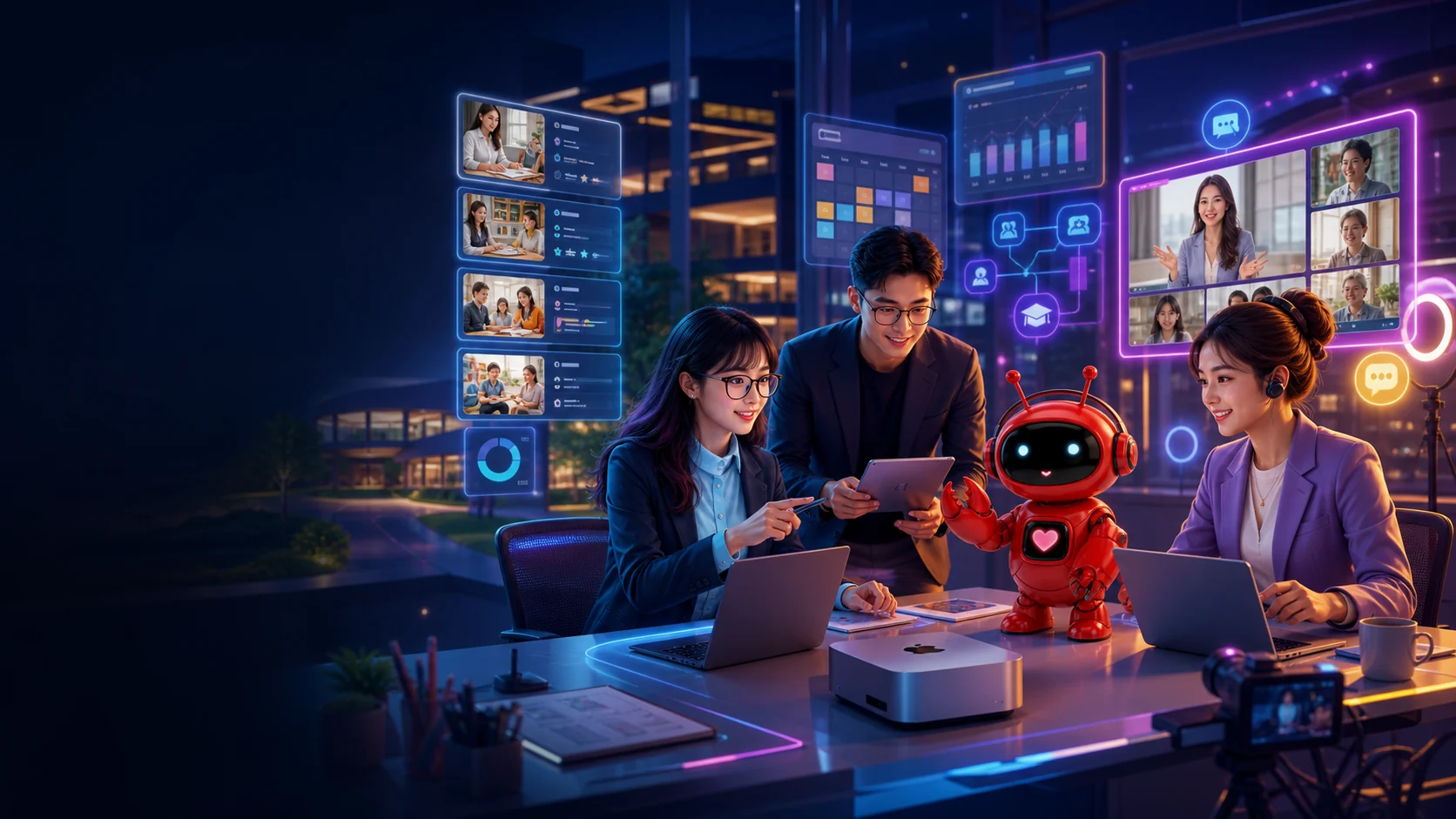 教育培训 AI 市场部、小龙虾机器人与 Mac mini M4 运营招生和学员成功